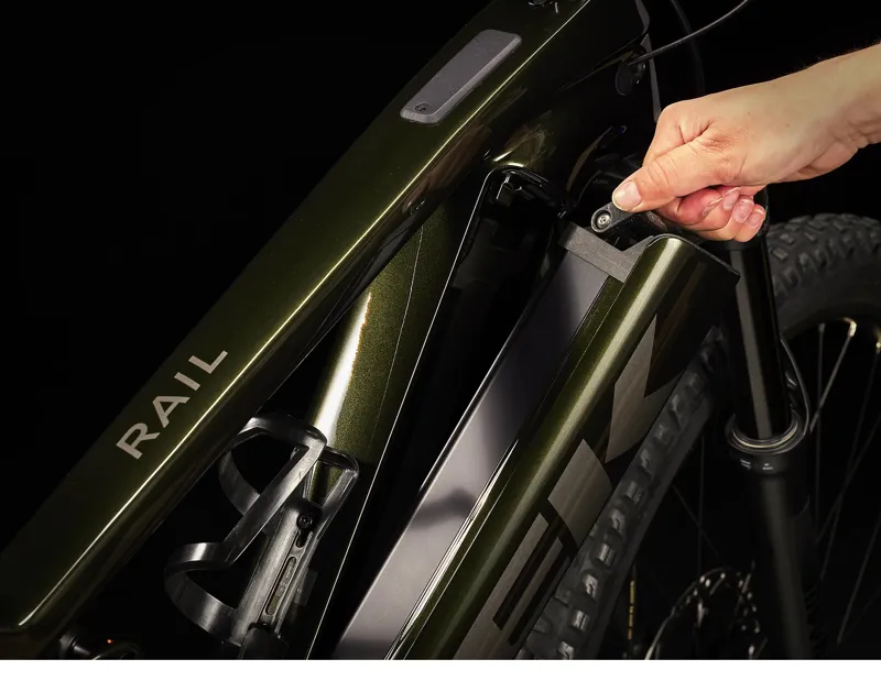 Trek Rail 9.5 Gen 4 Electric Mountain Bike in Black Olive-7